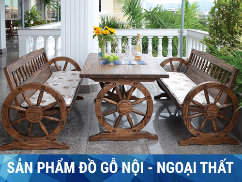 SẢN PHẨM ĐỒ GỖ NỘI - NGOẠI THẤT